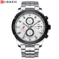 CURREN 8337 Business Watch Luxury Brand Stainless Steel Wrist Watch Chronograph Army Military Quartz Watches Relogio Masculino